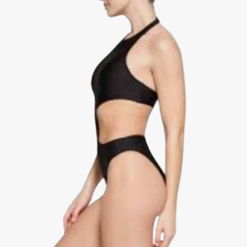SKIMS Recycled Swim Halter Monokini Swimsuit - NEW - Picture 14 of 15